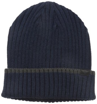 Dockers Men's Core Knit Beanie Hat with 2x2 Ribbed Knit