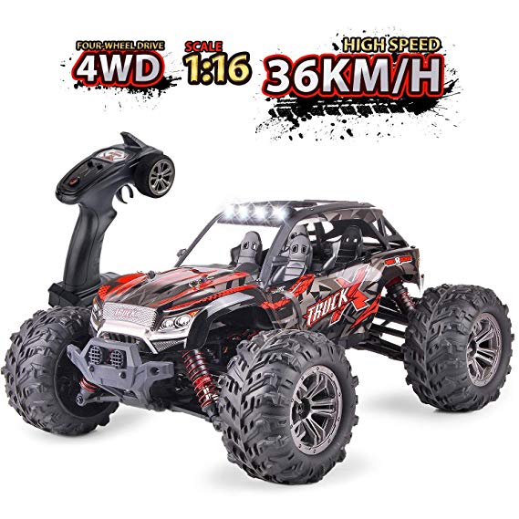 Remote Control Car High Speed RC Car Off Road Vehicle 1:16 Scale 23MPH 4WD 2.4GHz Racing Car RC Buggy Truck Crawler Toys for 8~16 Years Boys Girls Adults by HISTORM