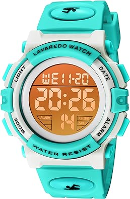 Kids Watch,Boys Watch for 3-15 Year Old Boys,Digital Sport Outdoor Multifunctional Chronograph LED 50 M Waterproof Alarm Calendar Analog Watch for Children with Silicone Band,Kids Gift