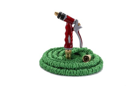 Dreamthinker, Expandable Garden Hose Quick Connect, Comfortable Metal Spray Nozzle, Super Strong, Light Weight Hose(75 FT)