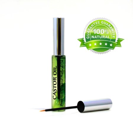 8.0 ml Premium Organic Castor Oil Perfect Eyelashes Growth & Eyebrow Thickener Strengthen Grow & Restore Natural Pure