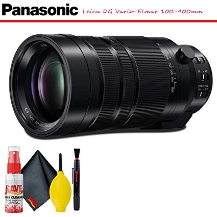 Panasonic Leica DG Vario-Elmar 100-400mm f/4-6.3 ASPH. Power O.I.S. Lens with Cleaning Kit