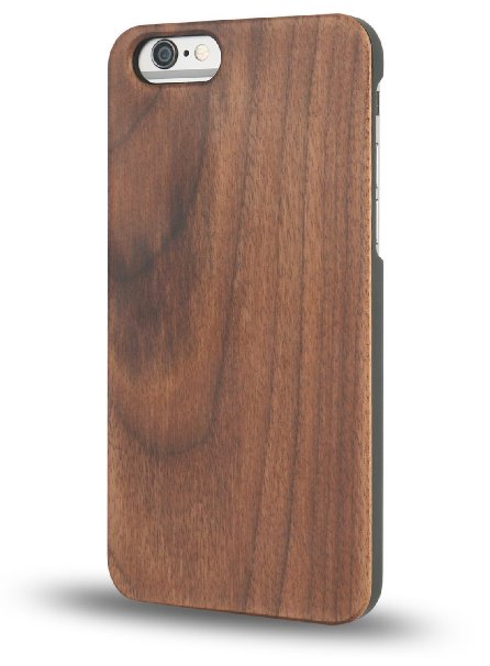 iPhone 66s Wooden Case OTTII Genuine Walnut Wood Case for iPhone 66s 47 - Handmade Wood and Slim Durable Polycarbonate Bumper