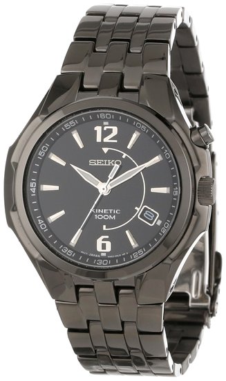 Seiko Men's SKA517 Kinetic No Battery Required Watch