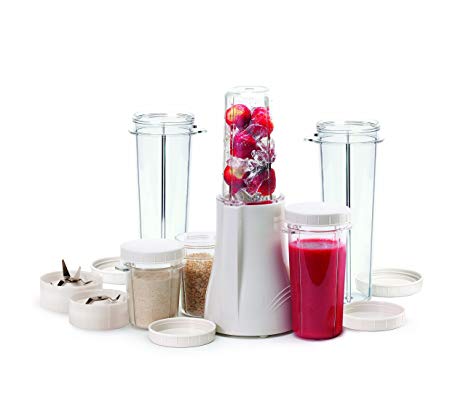 Tribest PB-250XL-A Personal Blender Complete Blender and Grinder Package with X-Large Cups, White