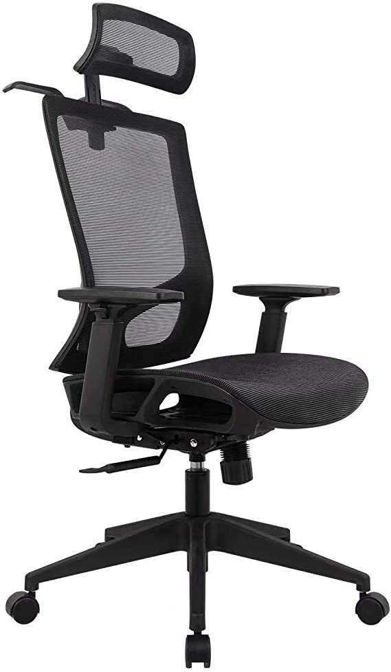 Statesville Office Desk Chair Ergonomic Task Chair Breathable Mesh, Adjustable Lumbar Support Executive, Drafting, Computer Home or Office Rolling Chair