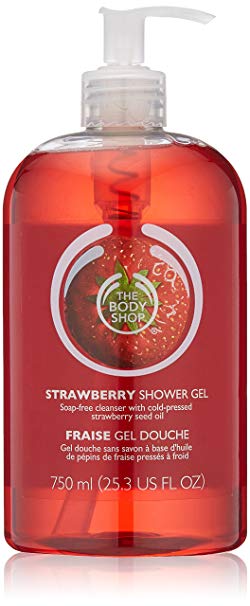 The Body Shop Strawberry Shower Gel Jumbo, 25.3 Fluid Ounces (Packaging May Vary)