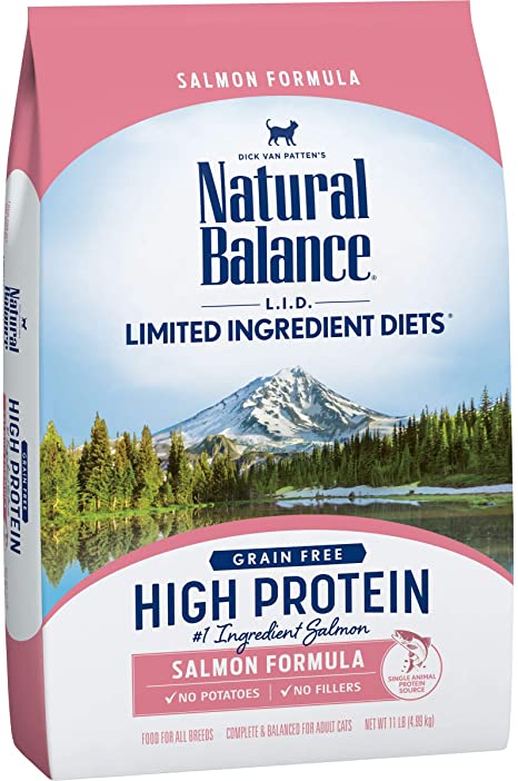 Natural Balance L.I.D. Limited Ingredient Diets High Protein Dry Cat Food, Grain Free