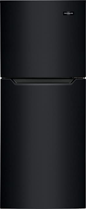 Frigidaire 11.6 Cu. Ft. Compact ADA Top Freezer Refrigerator in Black with Electronic Control Panel, Reversible Door Swing, ENERGY STAR