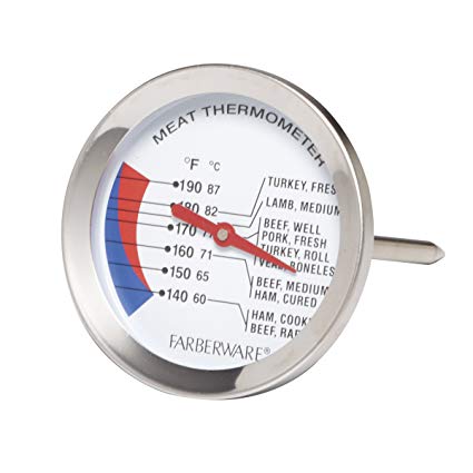 Farberware 5141015 Meat Thermometer, Stainless Steel