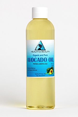 Avocado Oil Refined Organic Cold Pressed Premium Fresh 100% Pure 4 oz