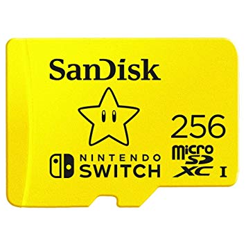 SanDisk 256GB MicroSDXC UHS-I Card for Nintendo Switch - SDSQXAO-256G-GNCZN