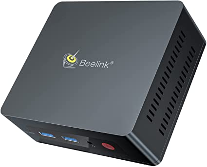 Versatile Mini PC Windows 10 Pro, Beelink GK35 Micro PC Mini Computers with Intel J3455, Small PC 8GB DDR3L 128GB SSD, Micro Computers 4K Dual HDMI Fast Heat Dissipation Use for Home/Office