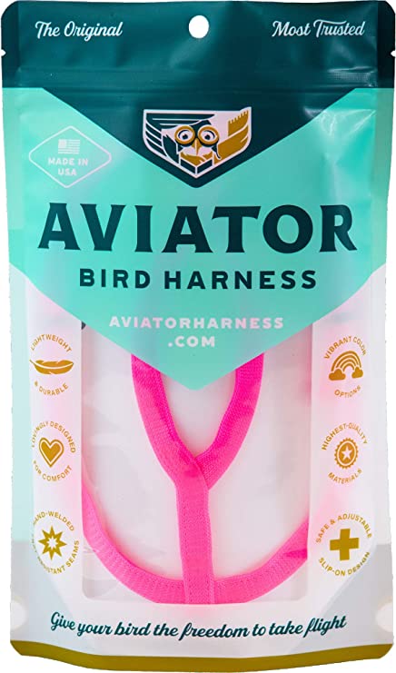 The AVIATOR Pet Bird Harness and Leash