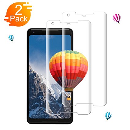 Google pixel 2 XL Screen Protector , Auideas - Bubble Free, 9H Hardness, Anti-Fingerprint, Easy to Install, HD Clear Tempered Glass Screen Protector for Google pixel 2 XL [2-Pack]