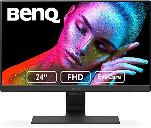 BenQ GW2475H 24 Inch FHD 1080P IPS Computer Monitor with Proprietary Eye-Care Technology, Low Blue Light, Flicker-Free Technology and Slim Bezel with HDMI/VGA