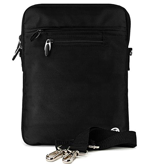 Vangoddy Slim Black Cross Body Tablet Carrying Case Bag for Apple iPad 9.7-inch, iPad Pro, Air 10.5-inch, 11-inch iPad Pro