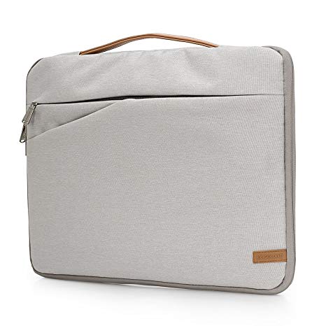 KINGSLONG 14-15.6 Inch Laptop Sleeve Case Bag Ultra Notebook Carrying Case handbag for 15"15.6" Lenovo Dell Toshiba HP Chromebook ASUS Acer (Grey)