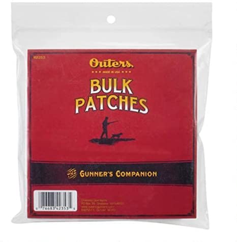 Outers All Shotgun Gauge Cotton Bulk Bagged Cleaning Patches (200Count)