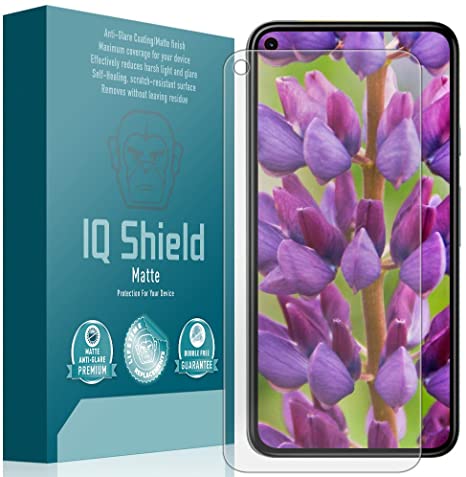 IQ Shield Matte Screen Protector Compatible with Google Pixel 5 (6 inch)(Case Friendly)(2-Pack) Anti-Glare Anti-Bubble Film