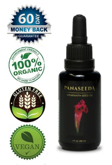 Amaranth Seed Oil, 30 ml - Ultimate Anti Aging Face Moisturizer Oil and Skin Care Rejuvenation. High Concentration of Squalene. Helps with Sun Spots and Fever Blisters. by Activation Products