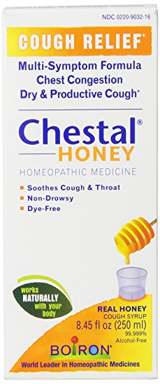 Boiron Chestal for Cough Syrup, Honey, 8.45 Fluid Ounce