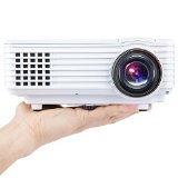 DBPOWER Portable Multimedia Mini LED Projector with USB VGA HDMI AV for PartyHome Entertainment20000 Hours Led life with Remote