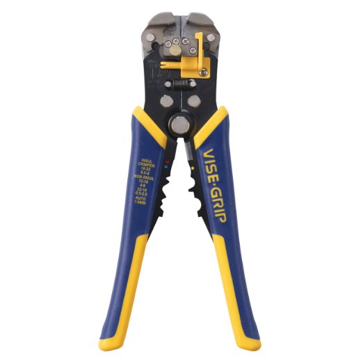 Irwin Industrial Tools 2078300 8-Inch Self-Adjusting Wire Stripper with ProTouch Grips