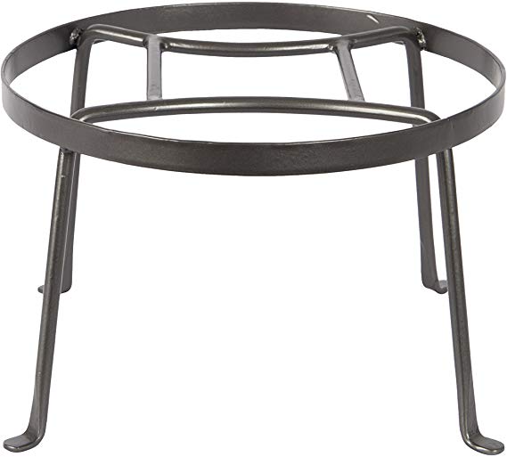 Achla Designs FB-30 Argyle Wrought Iron Plant Stand, 8-inch H, Graphite