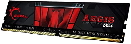 G.SKILL Aegis 16GB 288-Pin DDR4 SDRAM DDR4 2666 (PC4 21300) Desktop Memory Model F4-2666C19S-16GIS