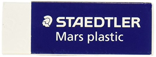 Staedtler Mars Latex-Free Eraser, White, 1 Pack  (STD52650)