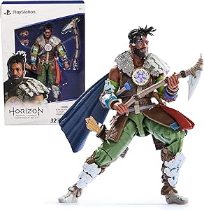 PlayStation, Horizon Forbidden West, 6” Varl Action Figure with 3 Accessories, The Shapes Collection, for PS5 Fans & Collectors Ages 17