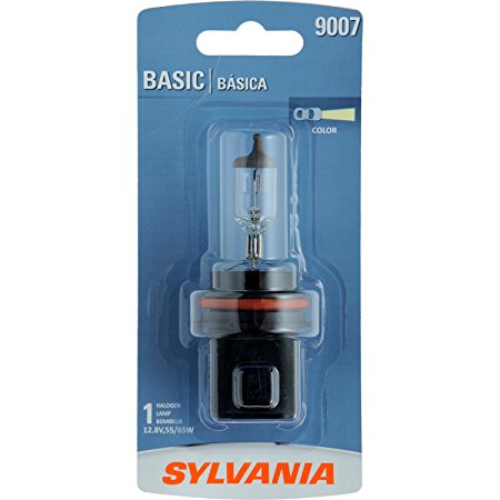 SYLVANIA 9007 Basic Halogen Headlight Bulb, (Contains 1 Bulb)