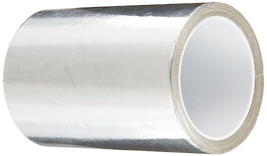 3M 3380 Silver Aluminum Foil Tape, 3" x 5 yards, For Use on Sheet Metal Ducts, Cold Weather Acrylic Adhesive