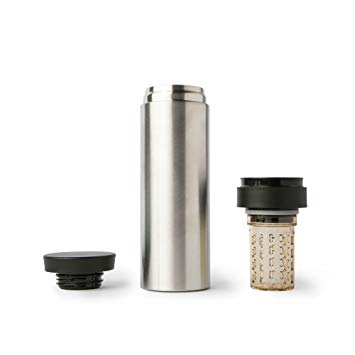 My Life My Shop Refresh Flavor Infusing Flask, Silver