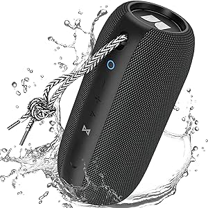 Monster S320 Bluetooth Speaker, Portable Bluetooth Speaker, 40W True Wireless Speaker,360° Stereo Sound Effect,IPX7 Waterproof Speaker, 32 Hour Playing Time,Suitable for Outdoor Speaker