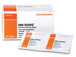 Adhesive Remover UniSolve Wipe (#402300, Sold per Box of 50)