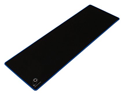 Dechanic Extended Heavy(6mm) SPEED Soft Gaming Mouse Mat - Double Thickness, 36"x12", Blue