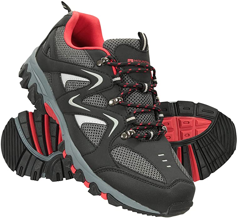 Mountain Warehouse Jungle Mens Walking Shoes - Lightweight Running Shoes, Breathable, Soft, Comfortable, Flexible Gym Shoes - Ideal for All Season Hiking & Trekking