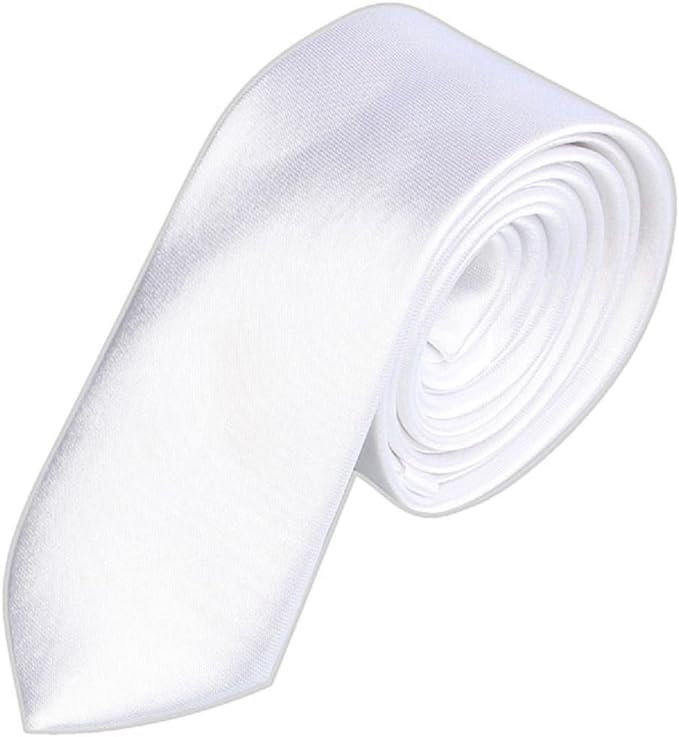 Baishitop Mens Casual Neck Slim Tie Skinny Smooth Party Wedding Necktie