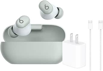 Beats Solo Buds - True Wireless Earbuds with 20W Power Adapater and USB-C Charge Cable (1m) - Storm Gray