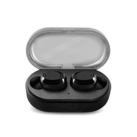 Bluetooth Earbuds V5.0, Wireless Earbuds IPX7 Waterproof in-Ear True Wireless 3D Stereo Sound Earphone Built-in Microphone with Charging Case