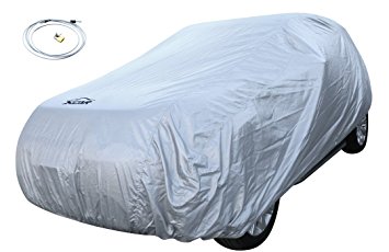XCAR Solar Shield Breathable UV Protection SUV Cover Fits SUV Up To 186 Inch In Length- Cable Lock Included