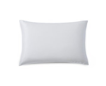 Orose 19mm Luxury 100% Pure Mulberry Silk Pillowcase, Good for hair, sleeping and facial beauty. Prevent from wrinkle and allergy. With hidden zipper. Gift wrap. (Standard, White)
