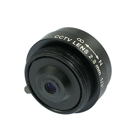 Water & Wood Replacement 2.8mm Fixed Iris IR Lens 1/3" CS F1.2 CCTV Camera