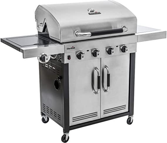 Char-Broil Advantage Series 445S - 4 Burner Gas Barbecue Grill with TRU-Infrared Technology, Stainless Steel Finish
