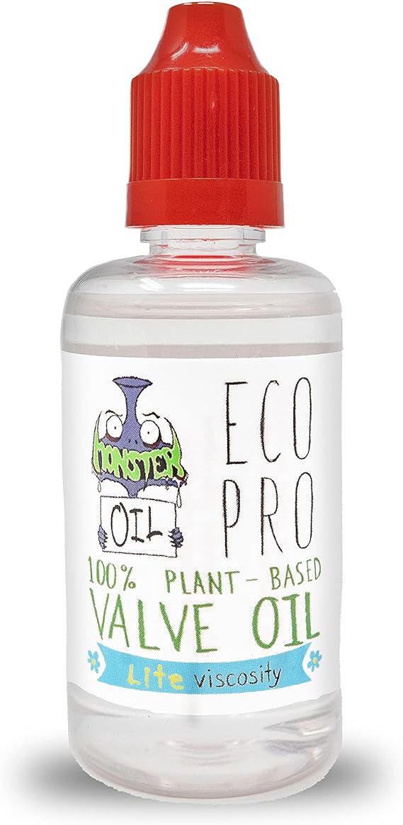 EcoPro Valve Oil | USA-Based and Veteran-Owned! Plant-based, Non-Toxic, and Environmentally Friendly | For all Brass Instruments by Monster Oil