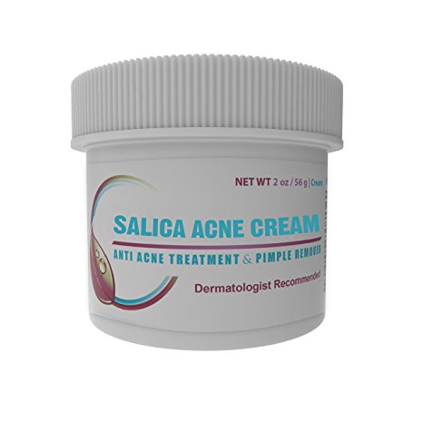 Best Acne Treatment Cream - Topical Anti Acne Medication with Salicylic Acid and Tea Tree Oil. Get Rid of Acne Scars, Pimples, Cystic Acne and Blackheads in 21 Days. 2 oz/60ml