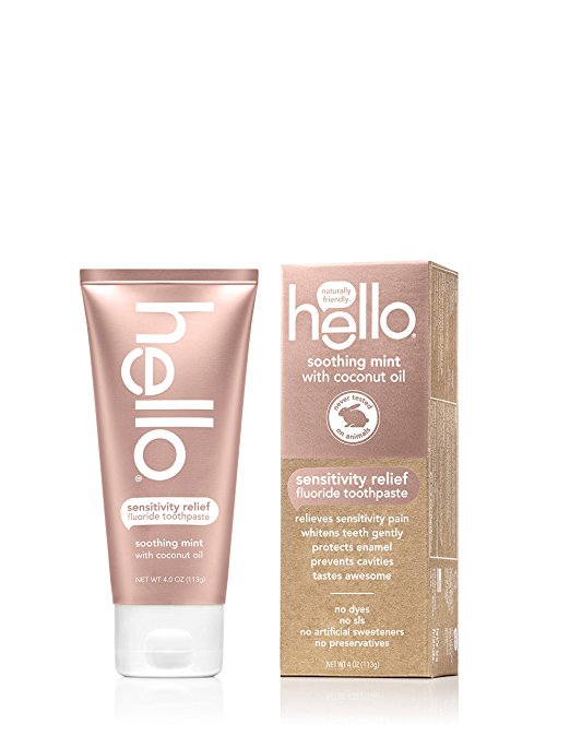 Hello Oral Care Sensitivity Relief Toothpaste, 4 Ounce