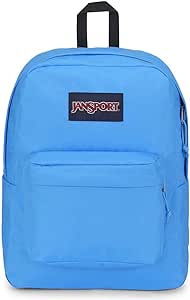 JanSport SuperBreak One Backpacks - Durable, Lightweight Bookbag with 1 Main Compartment, Front Utility Pocket with Built-in Organizer - Premium Backpack, Blue Neon